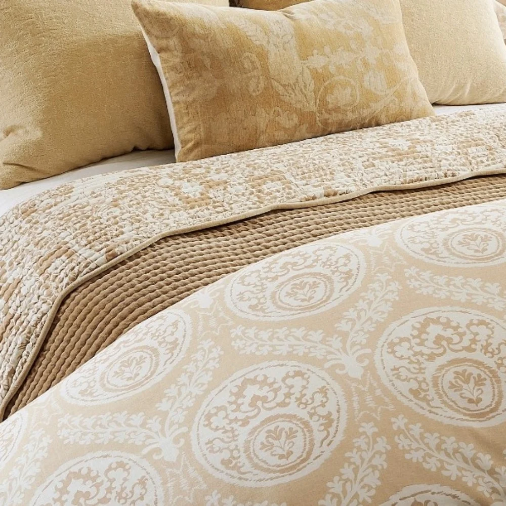 NWT Pottery Barn Lena Medallion Duvet Cover Full/Queen